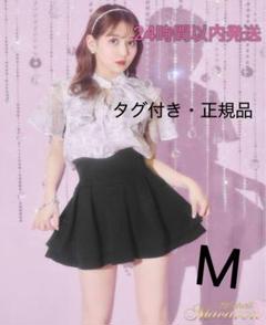 新品未使用 ミシェルマカロン 美脚になれるスカート 千鳥柄 M