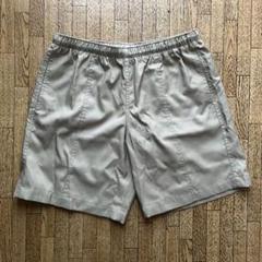 NIKE SB Numbers ナイロン ハーフパンツ L 茶 ベージュ カーキ
