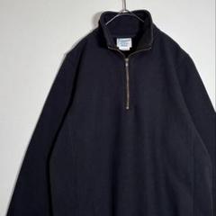 デッドストック Champion ブラック 目無し トレーナー Lサイズ