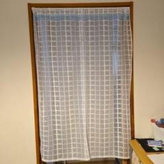 絣　のれん　ハンドメイド ハンドメイド のれん 2点セット
