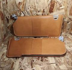 【いいね！不要】ちぃ＊・ハスラー用サンバイザーカバー・キャメル、ステッチ白 いいね！不要】ちぃ＊・ハスラー用サンバイザーカバー・キャメル