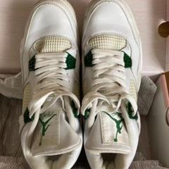 加水分解　エアジョーダン4 白緑　28㎝ 楽天市場】NIKE AIR JORDAN 4 RETRO (GS) white/oxidized green