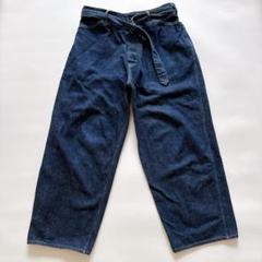 【新品未使用】comoli 24aw デニムベルテットパンツ ブラック ２ 2025年最新】comoliベルテッドデニムパンツの人気アイテム