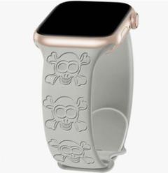 Bandiction コンパチブル スカル 骸骨Apple Watch バンド