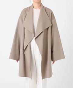 【美品】NOBLE ノーブル MTRリバーポンチョジレ ノーカラー ケープコート 美品】NOBLE ノーブル MTRリバーポンチョジレ ノーカラー ケープ