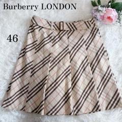 Burberry LONDON 膝丈スカートノバチェック 大きいサイズ　46