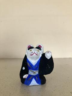 骨董　磁器人形　縁起物　郷土人形　招き猫　招福猫　初辰さん　オブジェ　置き物 ねこれくと 招き猫 初辰猫