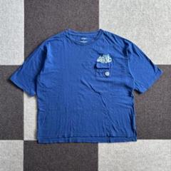 【希少品】グラニフ✖︎11匹の猫　ブルーtシャツ 男女兼用　刺繍
