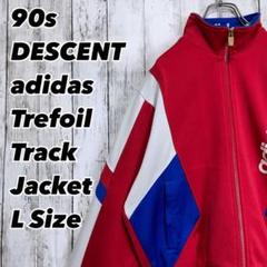 激安の adidas DESCENT 90s トレフォイルロゴ トラックジャケット 短丈 トップス