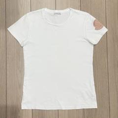 ［極美品］モンクレール　レディース　ワンポイント　ロゴTシャツ　ホワイト