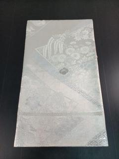 六通］袋帯新品未使用品プラチナ銀箔二重織418cm O-201（楽天