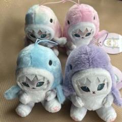 mofsandパステルサメにゃん マスコット全4種コンプセット