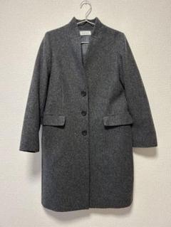 美品　バーニーズニューヨーク　最高級ウール　ダブルチェスターコート　イタリア製 Perfect Suit FActory チェスターコート コート カシミヤ混