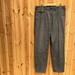 【23区 HOMME】【オンワード】パンツ　ポケット付　麻混　メンズ　ブルー系
