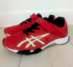 ASICS レッド スニーカー 19センチ