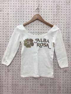 90's 00's コギャル古着 ALBA ROSA ハイビスカス カットソー