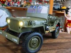 1/10 US ウィリスジープ ラジコン 充電器 充電池 プロポ付 RC