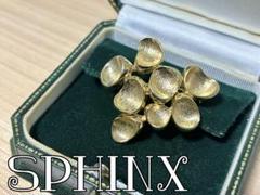 ポポラス様超希少！Sphinx 大ぶり！ヴィンテージ ブローチ9267 SPHINX（スフィンクス）☆枝にとまる赤い鳥のヴィンテージ