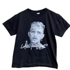 スナ　LIL PEEP　リルピープ　HIP HOP メンズT　S　黒　【4218
