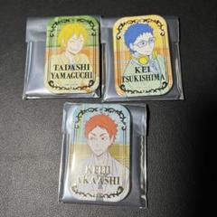 ハイキュー　赤葦京治　セブンネット　スクエア　缶バッジ　箔押し　まるかく ハイキュー セブンネット スクエア 缶バッジ 箔押し 赤葦京治