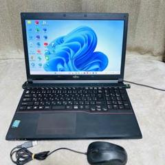 S66 Fujitsuノートパソコンi5サクサク動くWindows11オフィス付