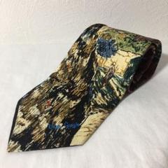【個性派古着】ヴィンテージ ネクタイ　ユニセックス　総柄　N14002