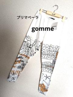 【新品/未使用】　プリマベーラ　gomme 　プリント柄　レギンス　日本製 新品/未使用】プリマベーラgomme プリント柄レギンス日本製