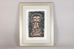 絵画　額装　木版画　髙出昌洋『南禅寺』ED3/50 直サイン有り No4832 額装 観瀾斎 木版画「祈り、願い」2/100 直筆サイン 送料