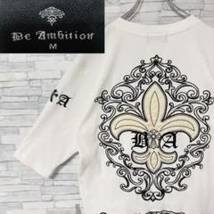 BeAmbitionビーアンビション 半袖 Tシャツ 豪華刺繍 ホワイト M