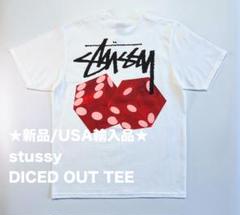 ★US輸入品/国内即発*stussy*DICED OUT Tシャツ/WHITE★ Stussy Diced Out Tee White メンズ - JP