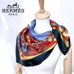 極美品】エルメス/スカーフ/大判/カレ90/トルコの馬/Cheval Turc