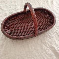 楕円　オーバル　かご　バスケット