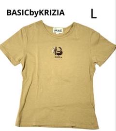 美品 BASICbyKRIZIA TシャツL レディース コアラ イエロー