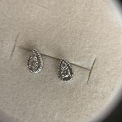ゴージャス高級 4ct ダイヤモンド プラチナ パヴェ ピアス 鑑別付き ...