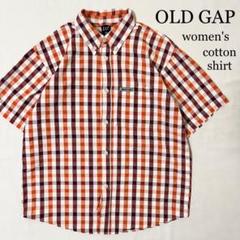 OLD GAP コットン チェックシャツ ボーイズ レディース 古着
