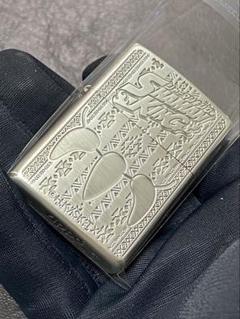 ZIPPO シルバーキング製　スターリングシルバー ZIPPO スターリングシルバー（純銀） シルバーキング アーマー