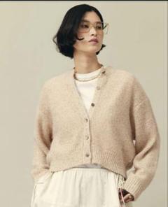 Curensology カレンソロジー 23AW スパングルショートカーディガン モカ Curensology（カレンソロジー）の「Curensology(カレンソロジー