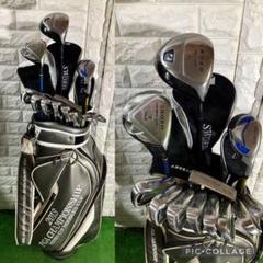 豪華必見☆カタナゴルフ SWORD等☆男性用セット☆PGA製 キャディバッグ付