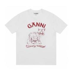 Ganni / ガニー | Future キャットプリント クルーネック T