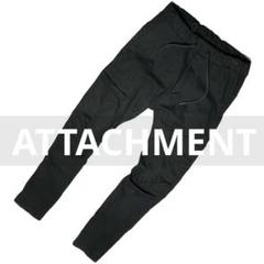 ATTACHMENT ラバー ストレッチツイル イージー カーゴトラウザーズ　S ATTACHMENT カーゴパンツ ラバー ストレッチツイル イージー