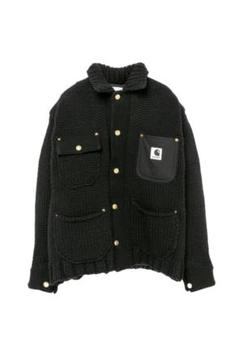 ジャケット・アウター sacai Carhartt WIP Knit Jacket Michigan ☆2023AW☆sacai X Carhartt WIP Knit Jacket Michigan