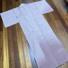 Q【新品未使用】着物　くすんだ桜色