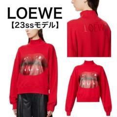 【返品交換不可】 リップス 23ss ロエベ LOEWE 992 唇 ポルトガル製 スウェット トップス