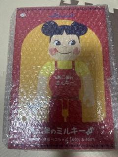 不二家 - be@r brick ペコちゃん ホーロー看板 100%＆400% BE@RBRICK - BE＠RBRICK ホーロー看板 ペコちゃん 100％＆400