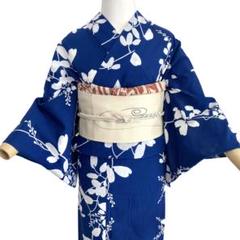 ™️48 竺仙　注染　上質浴衣　浴衣　証紙あり