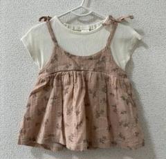tete a tete 花柄レイヤードベビー服 95