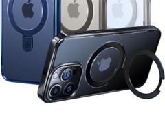 Magsafe対応チタン製スタンドiPhone 15 Pro 用ケースブラック