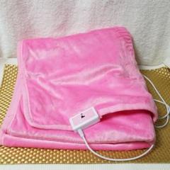 USBブランケット 電気ひざ掛け ピンク 起毛タイプ