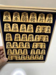 盛上駒 島黄楊 菱湖書 柾目 正虎