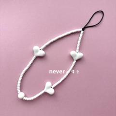 【正規品】String Ting ストリングティング　ストラップ　水色　ハート 正規品】String Ting ストリングティング ストラップ 水色